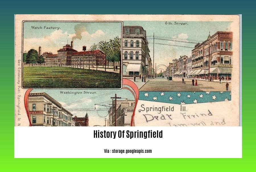 History Of Springfield