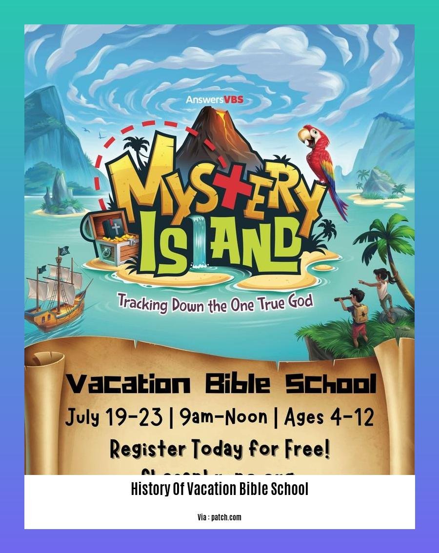 History Of Vacation Bible School