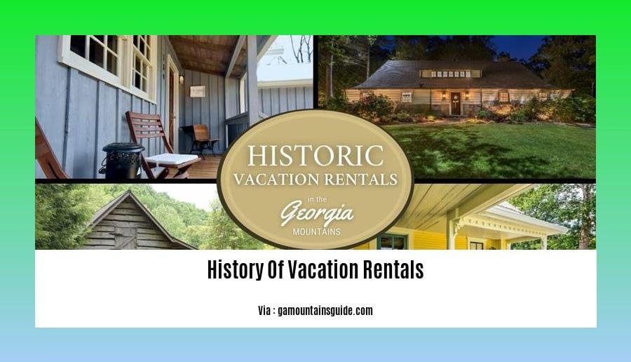 History Of Vacation Rentals
