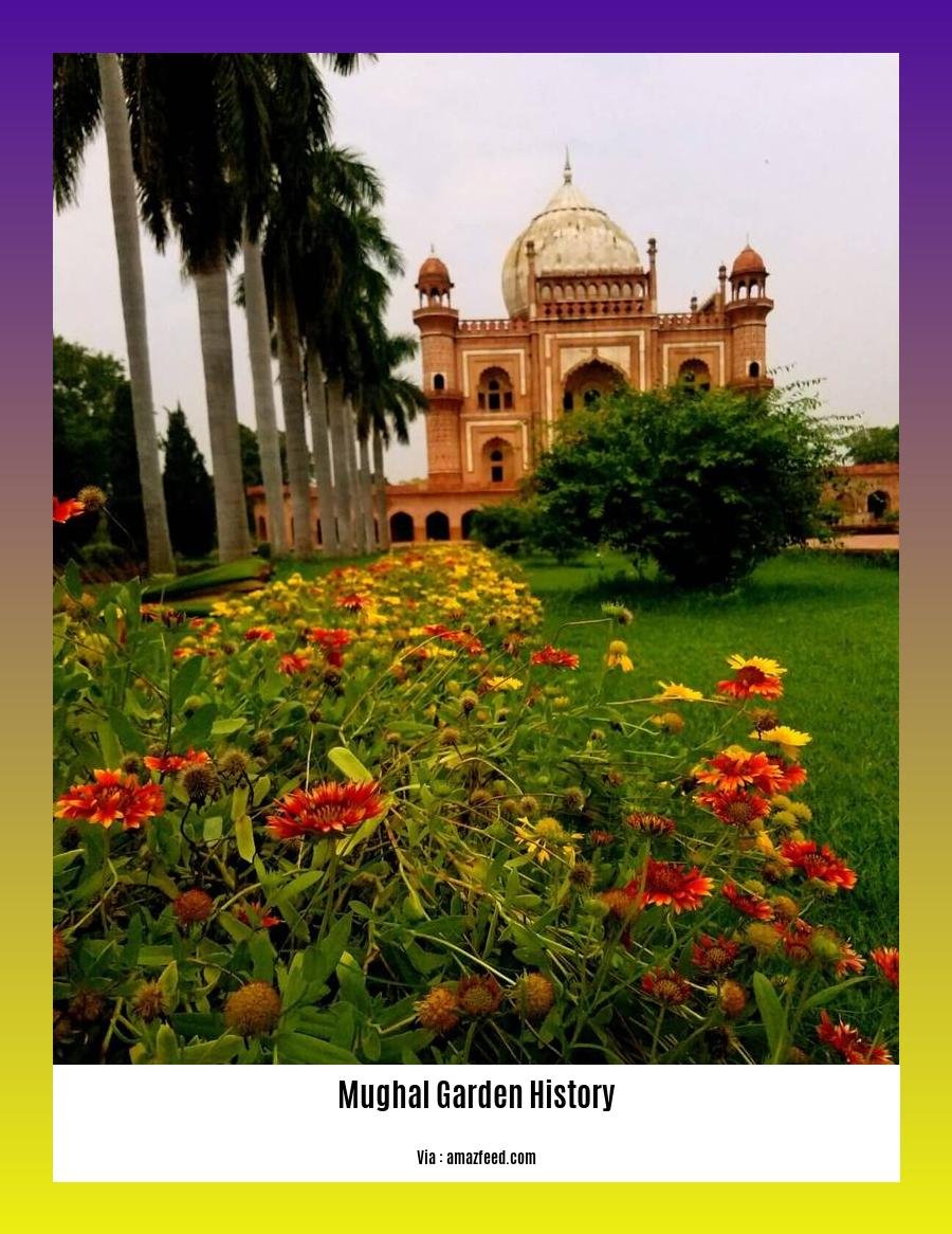 Mughal Garden History