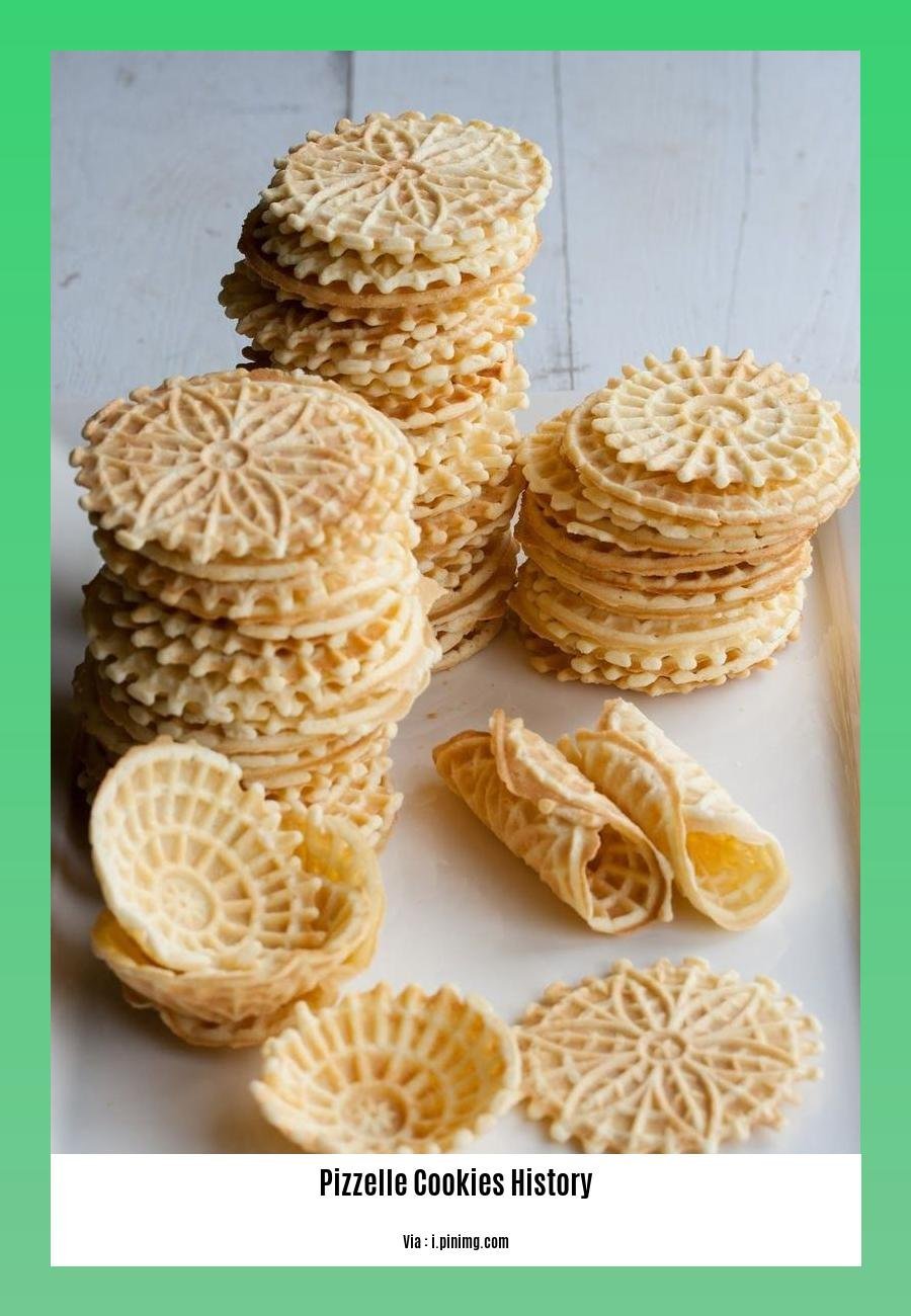 Pizzelle Cookies History