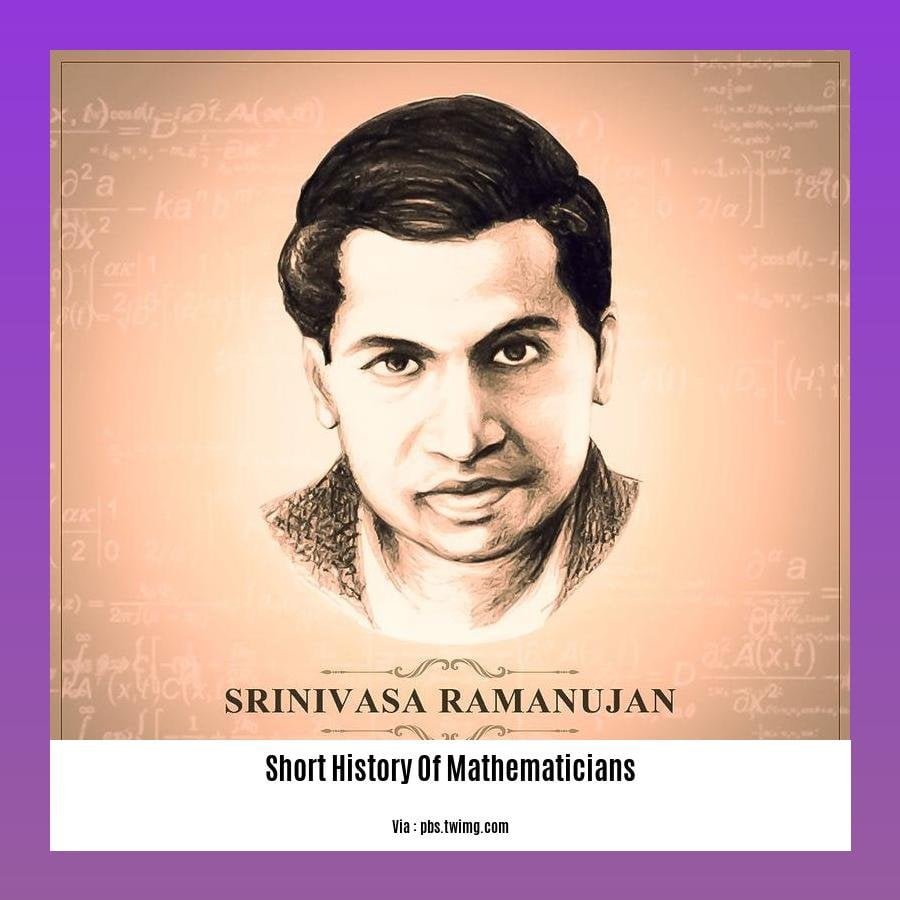 Short History Of Mathematicians