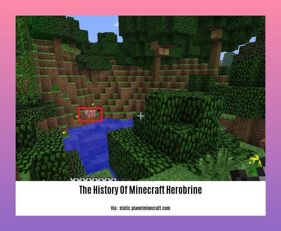 The History Of Minecraft Herobrine