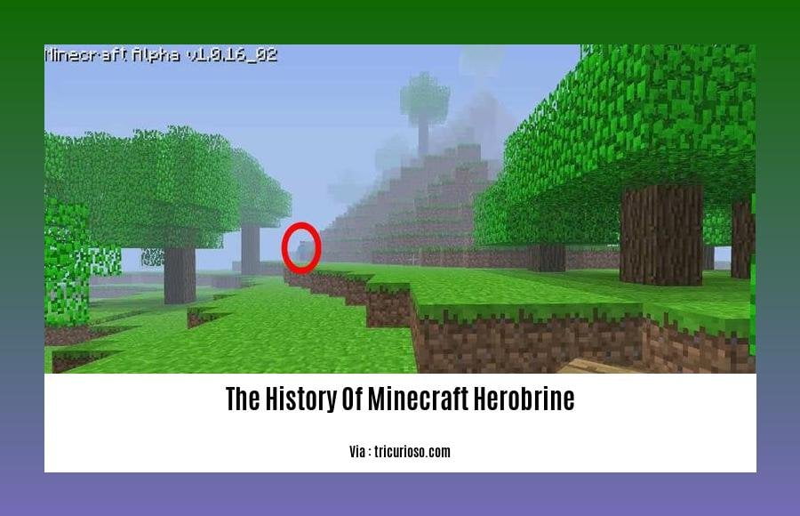 The History Of Minecraft Herobrine