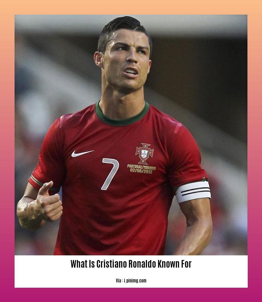 What Is Cristiano Ronaldo Known For