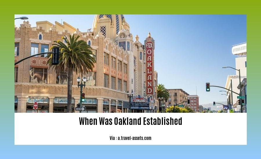 When Was Oakland Established