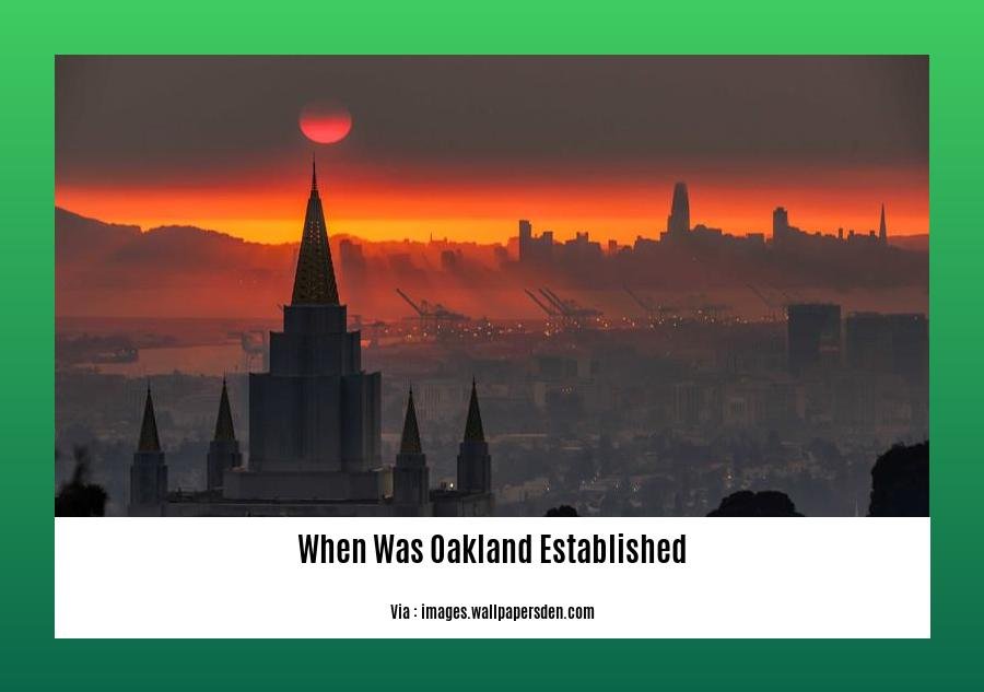 When Was Oakland Established