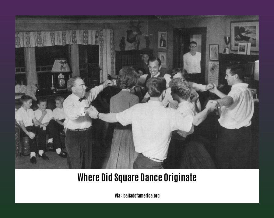 Where Did Square Dance Originate