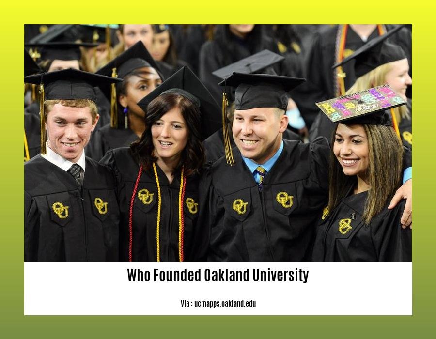Who Founded Oakland University