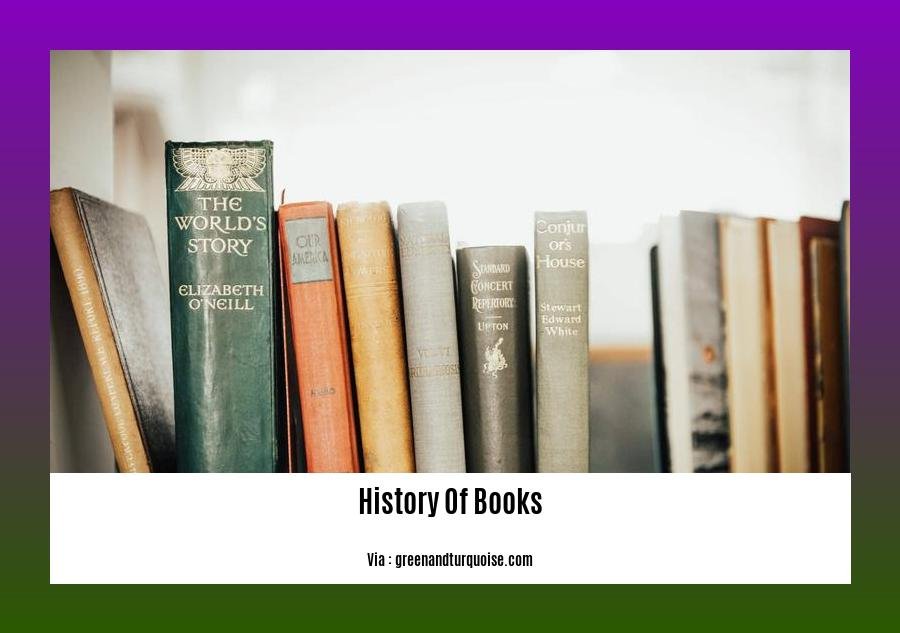 history of books