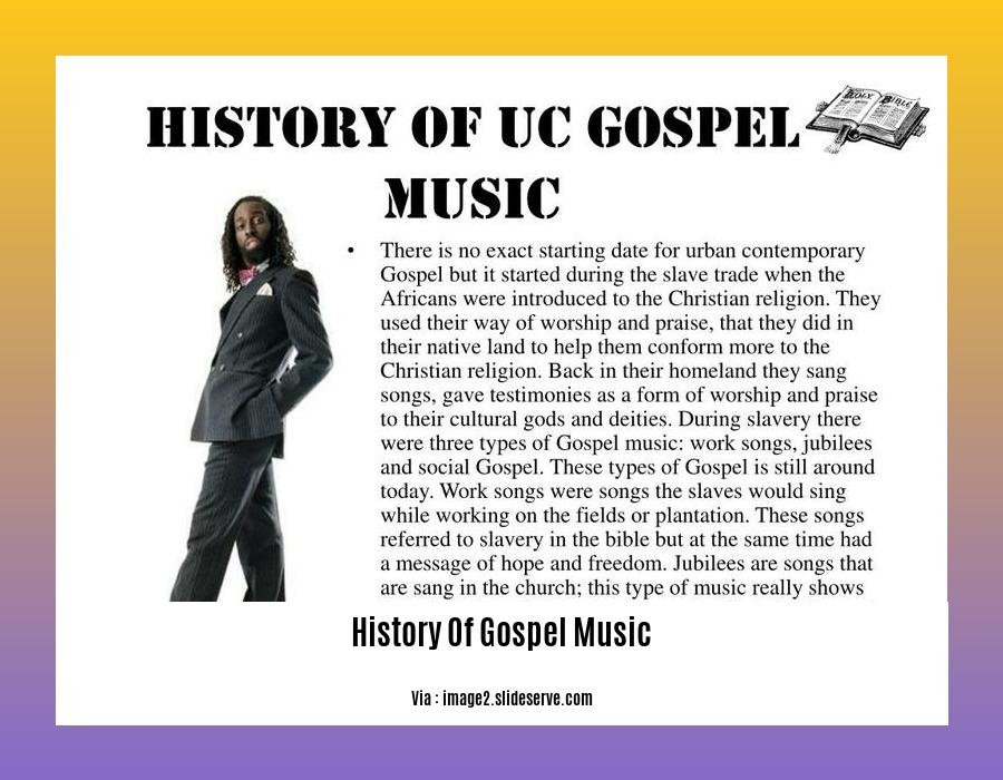 history of gospel music 2