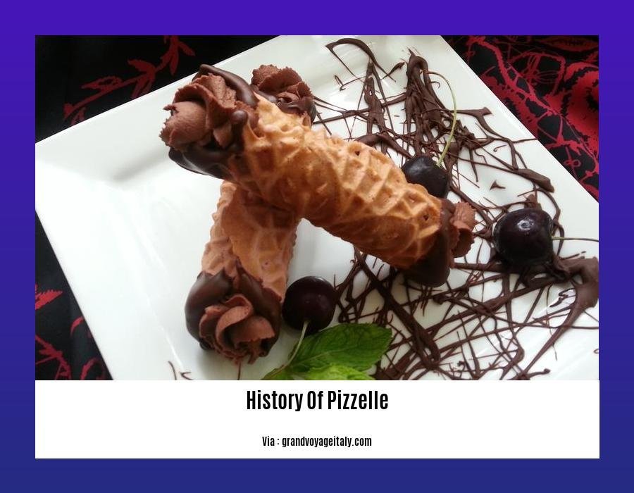 history of pizzelle