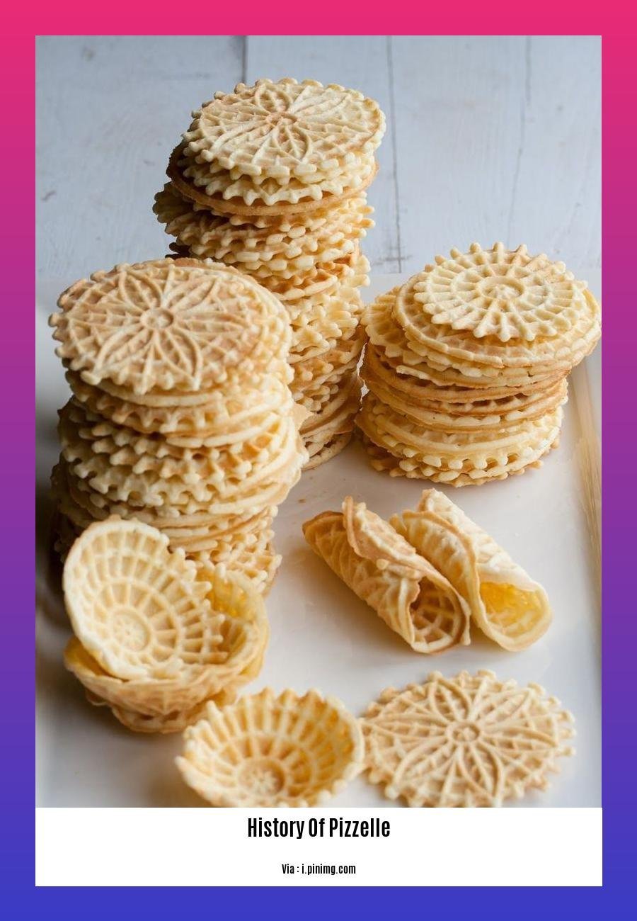 history of pizzelle