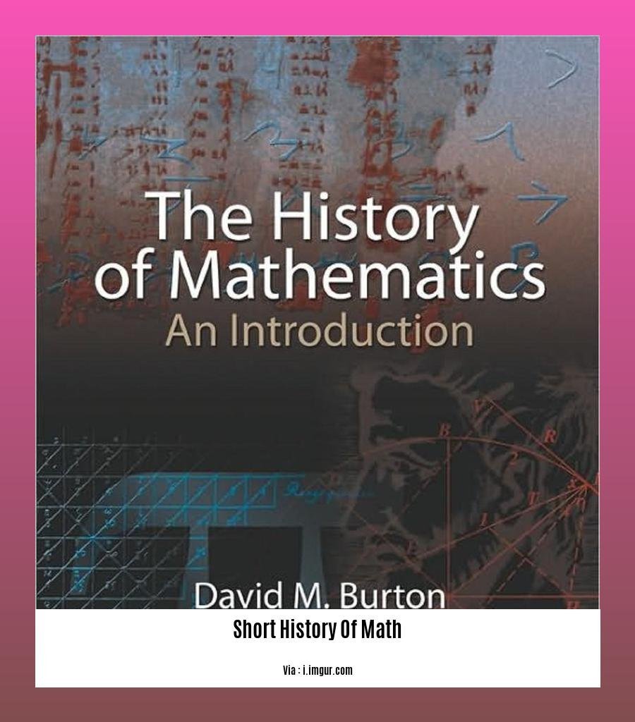 short history of math