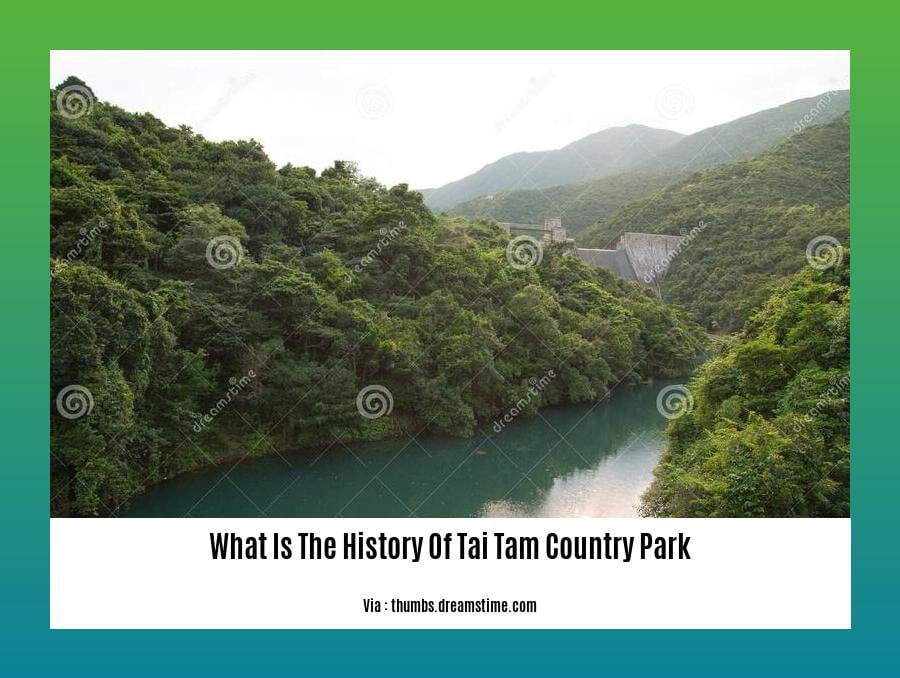 what is the history of tai tam country park