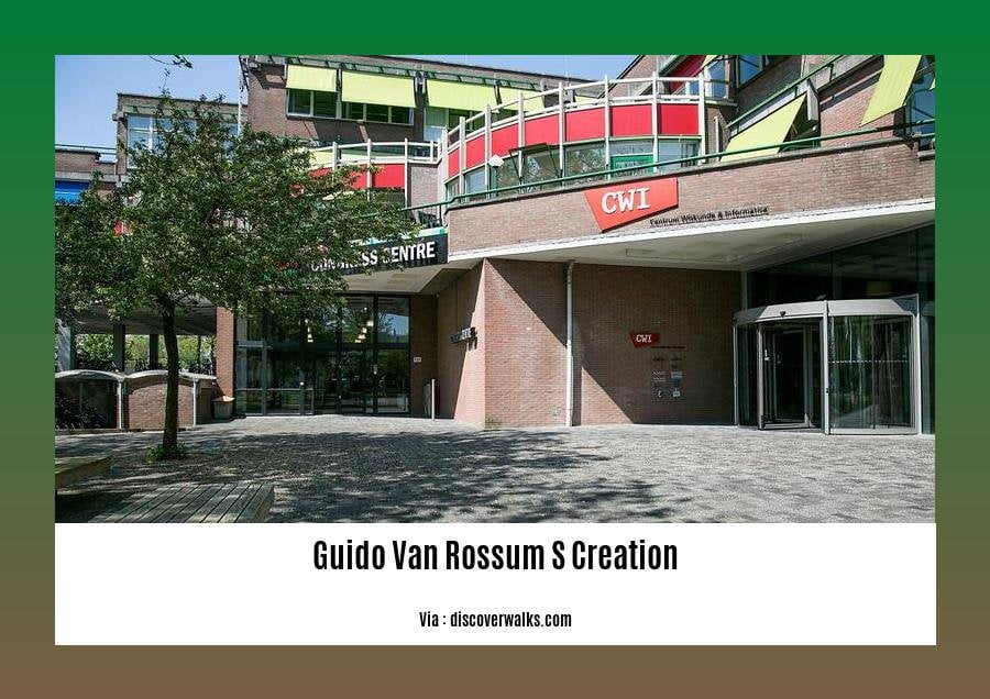 Guido van Rossum s creation