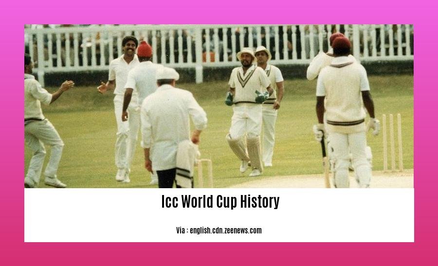 ICC World Cup history 2