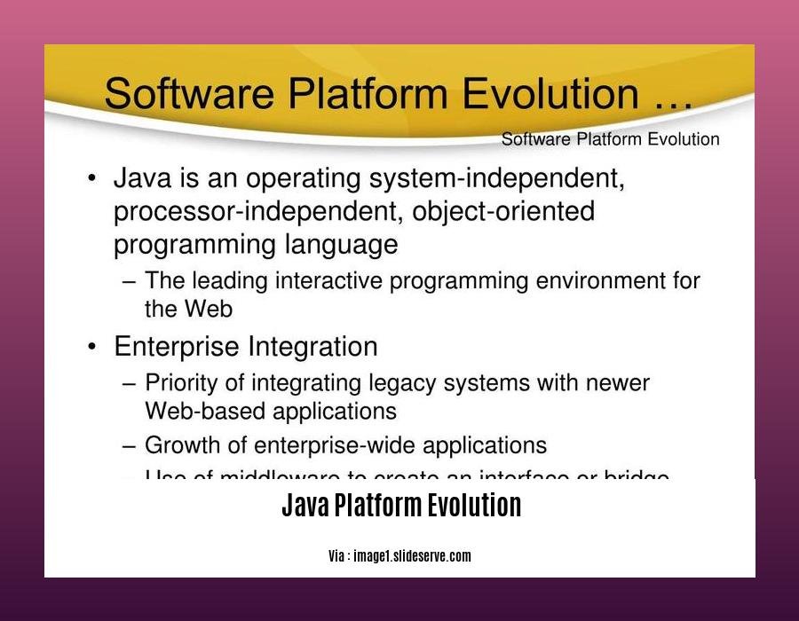 Java platform evolution 2
