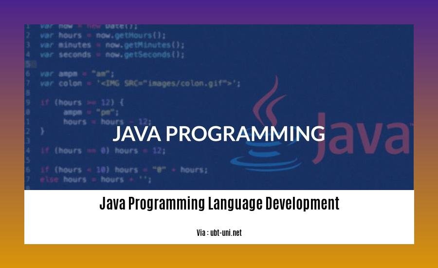 Java programming language development 2