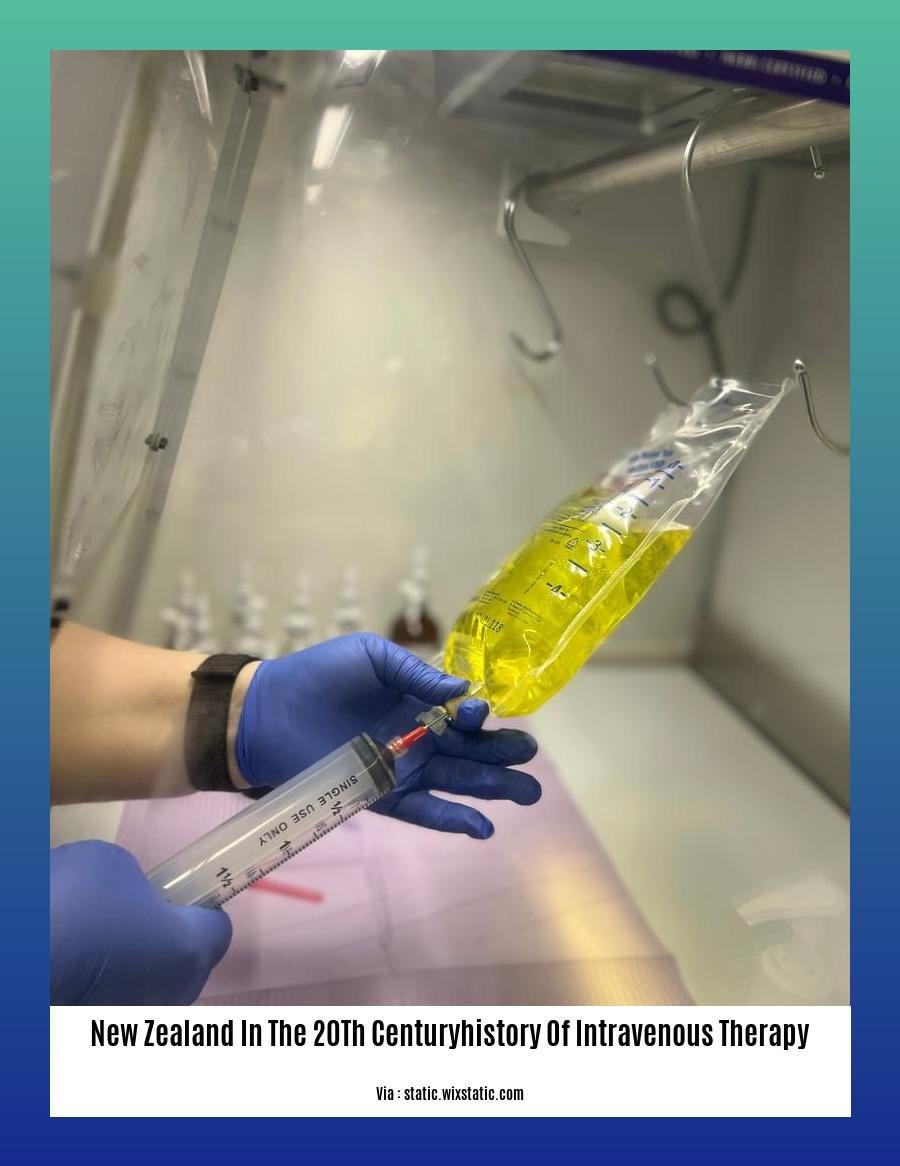 New Zealand in the 20th centuryhistory of intravenous therapy