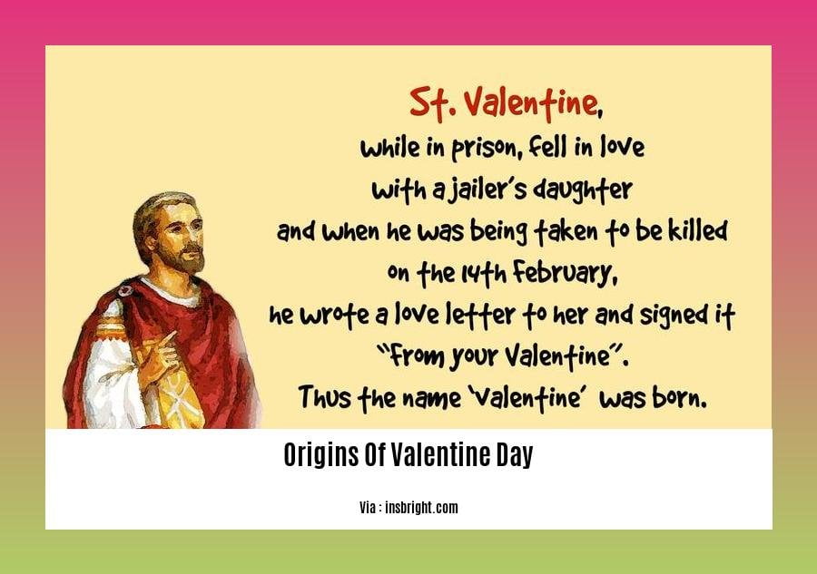 Origins of Valentine Day