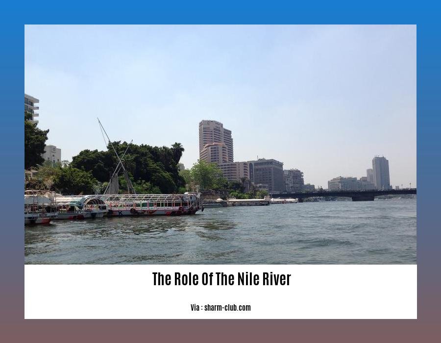  The role of the Nile River