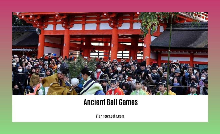  ancient ball games