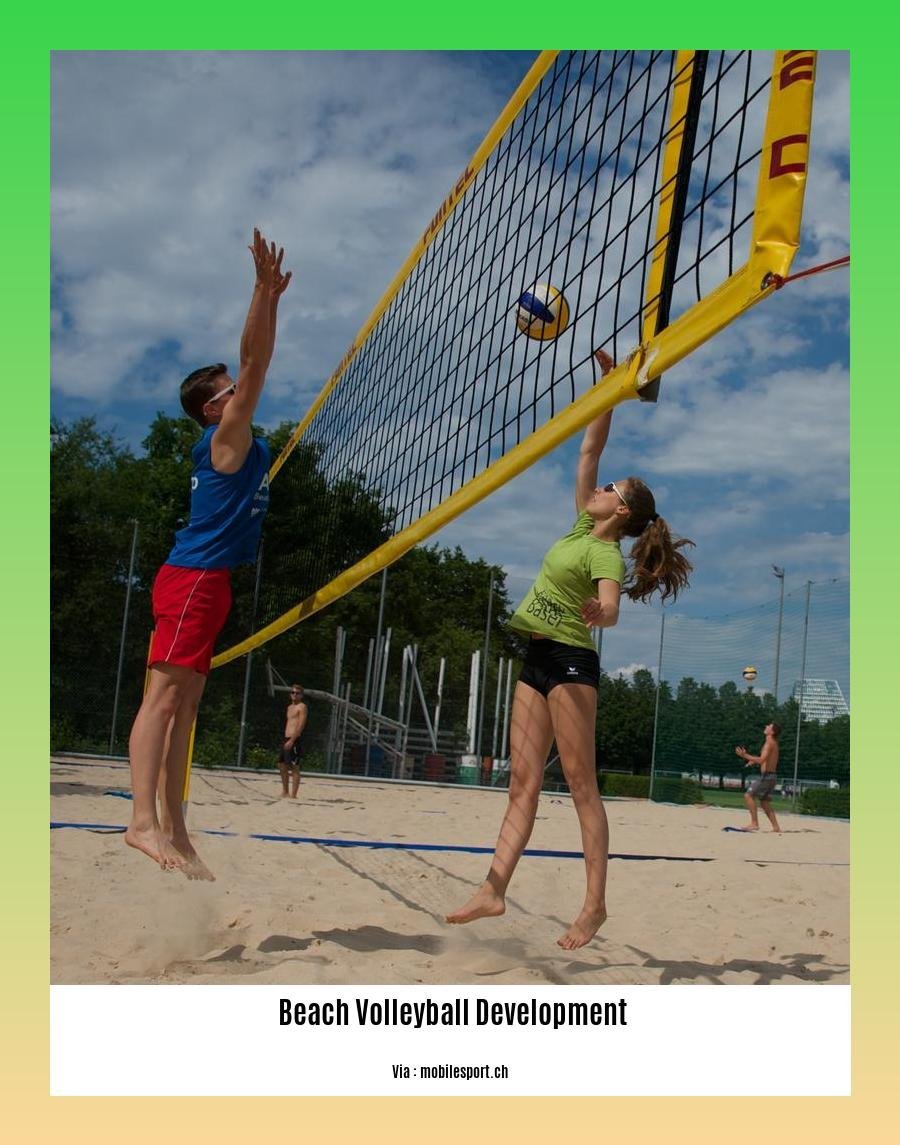 beach volleyball development