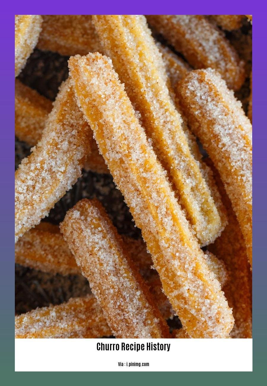 churro recipe history