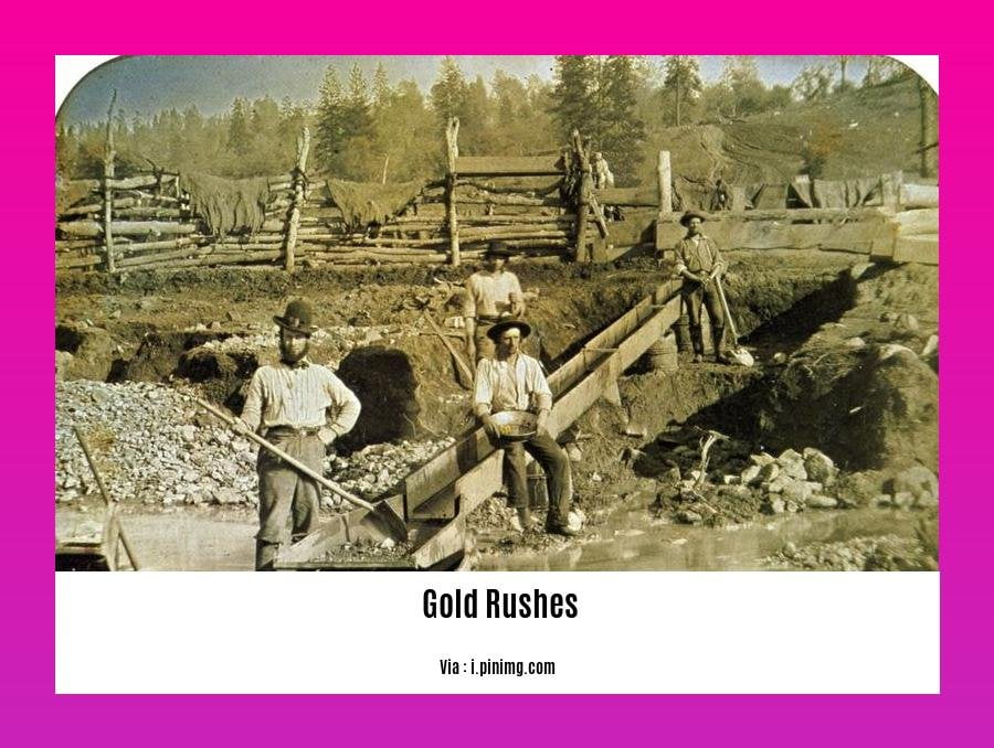  gold rushes