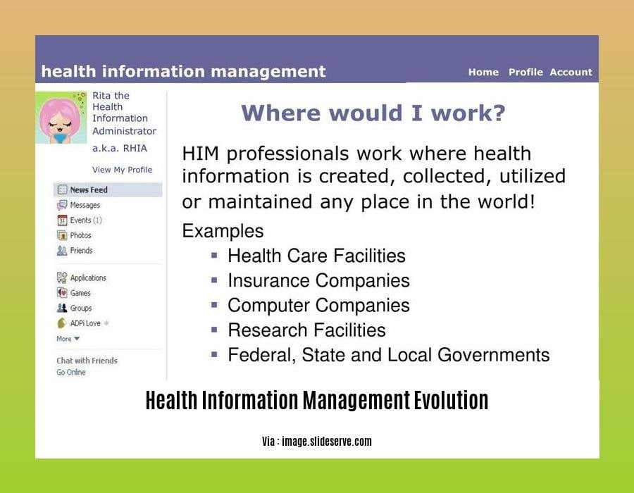 health information management evolution