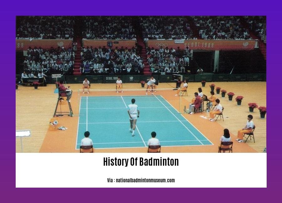 history of badminton