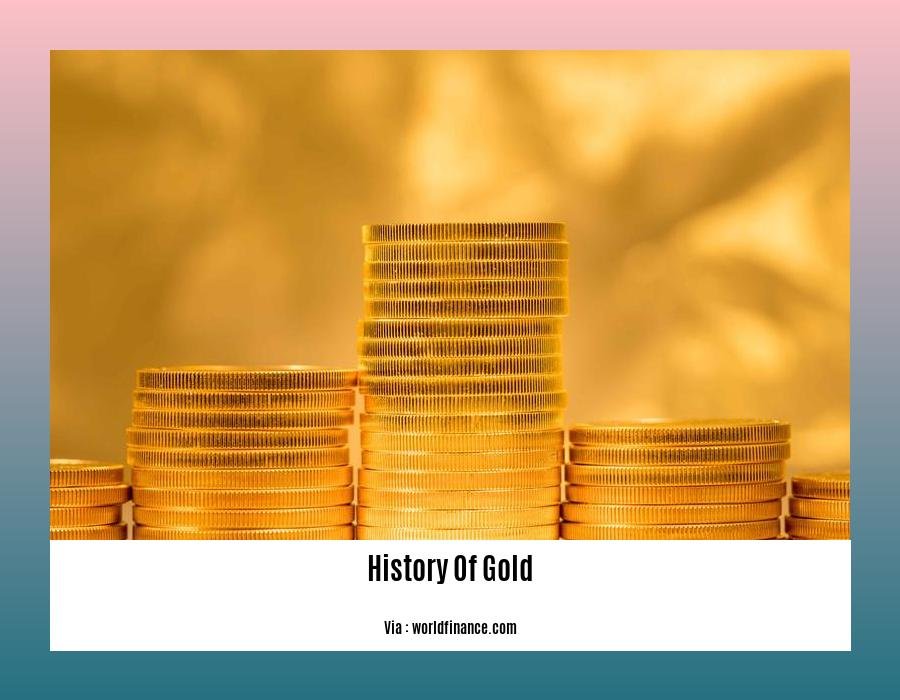 history of gold