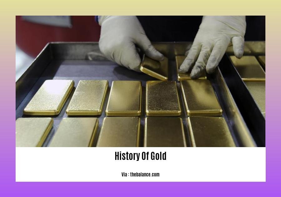 history of gold 2