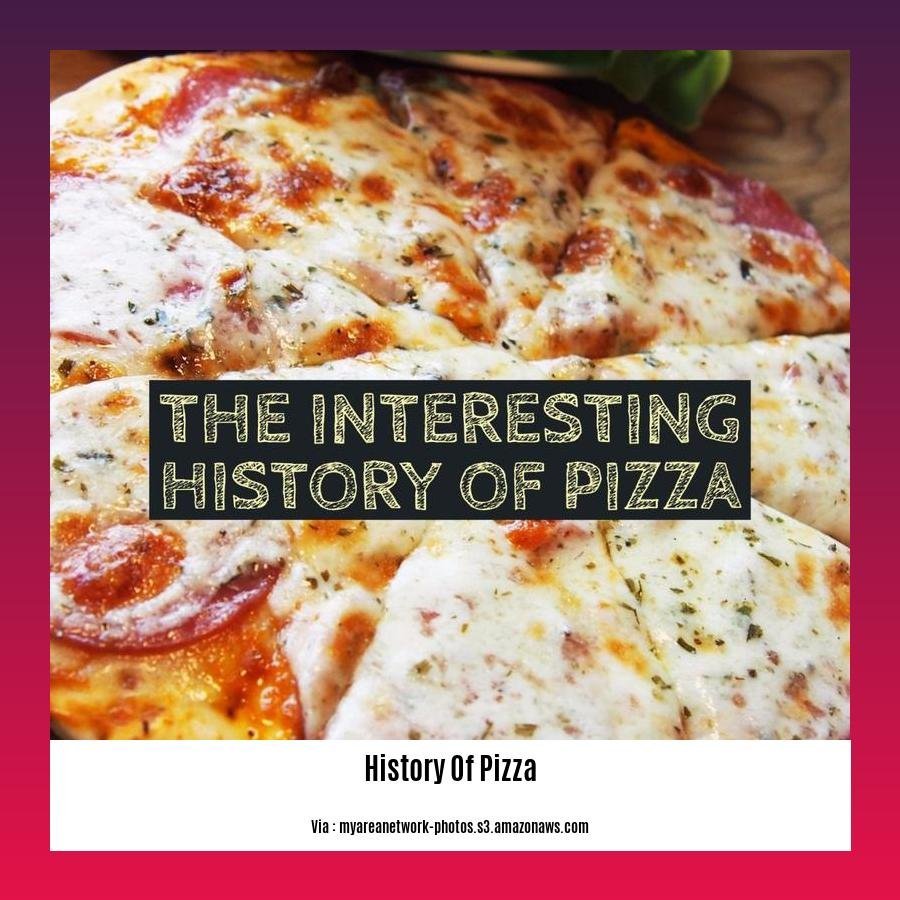 history of pizza