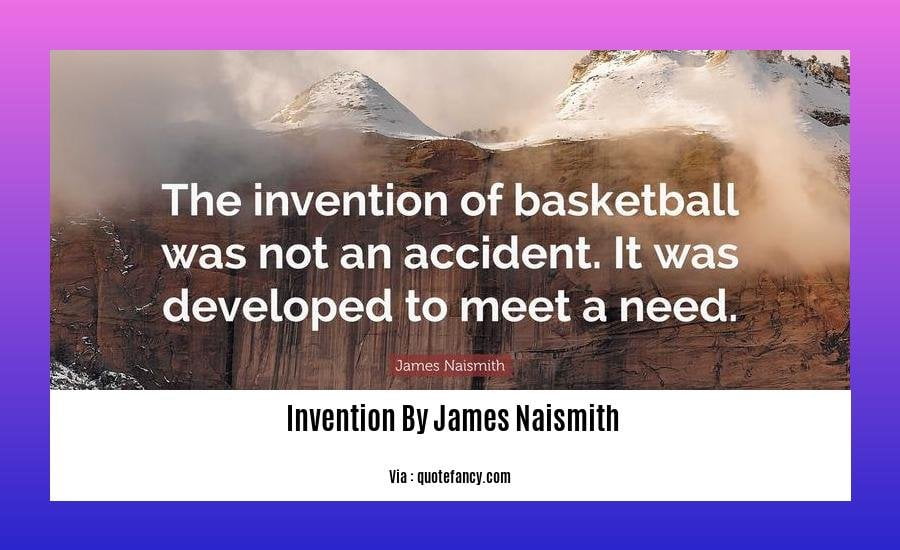  invention by James Naismith