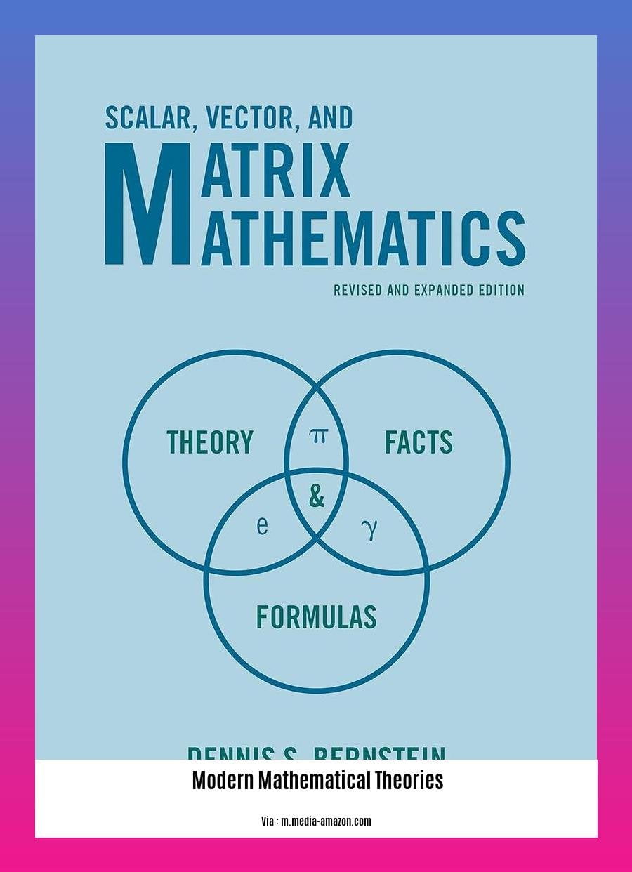 modern mathematical theories