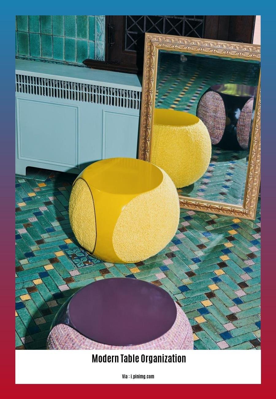  modern table organization