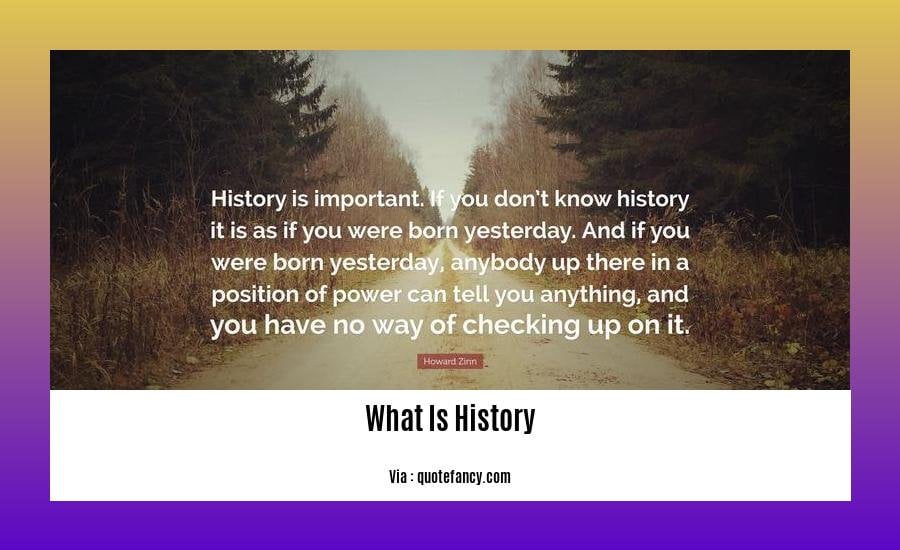 what is history