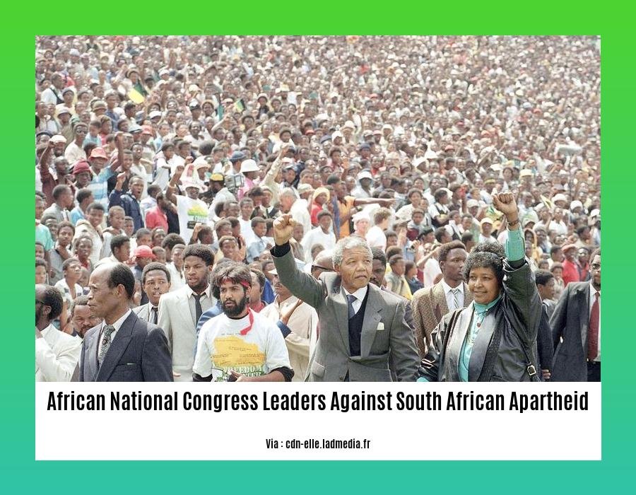 african national congress leaders against south african apartheid 2