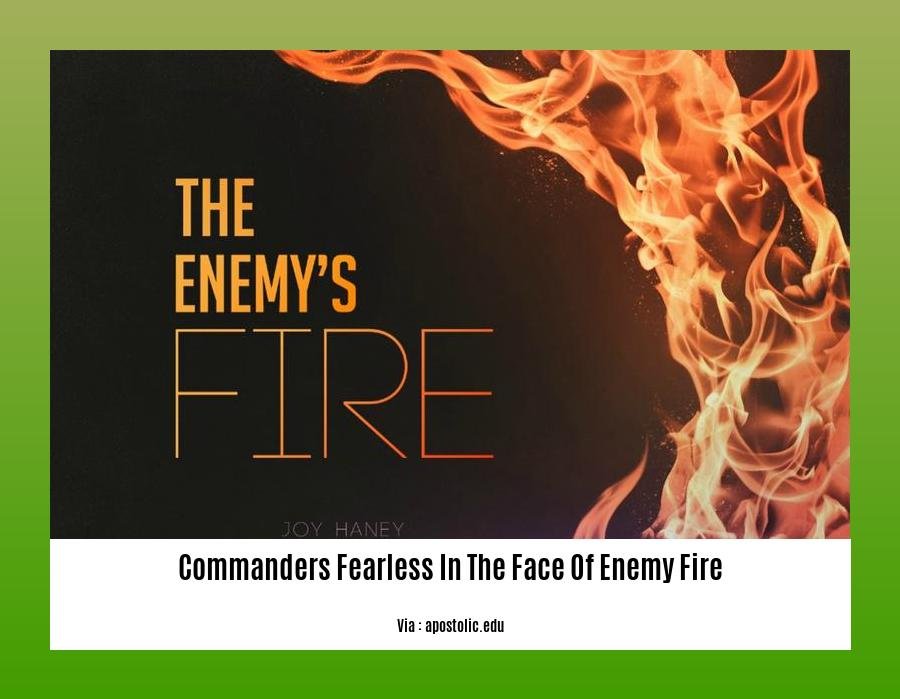 commanders fearless in the face of enemy fire 2