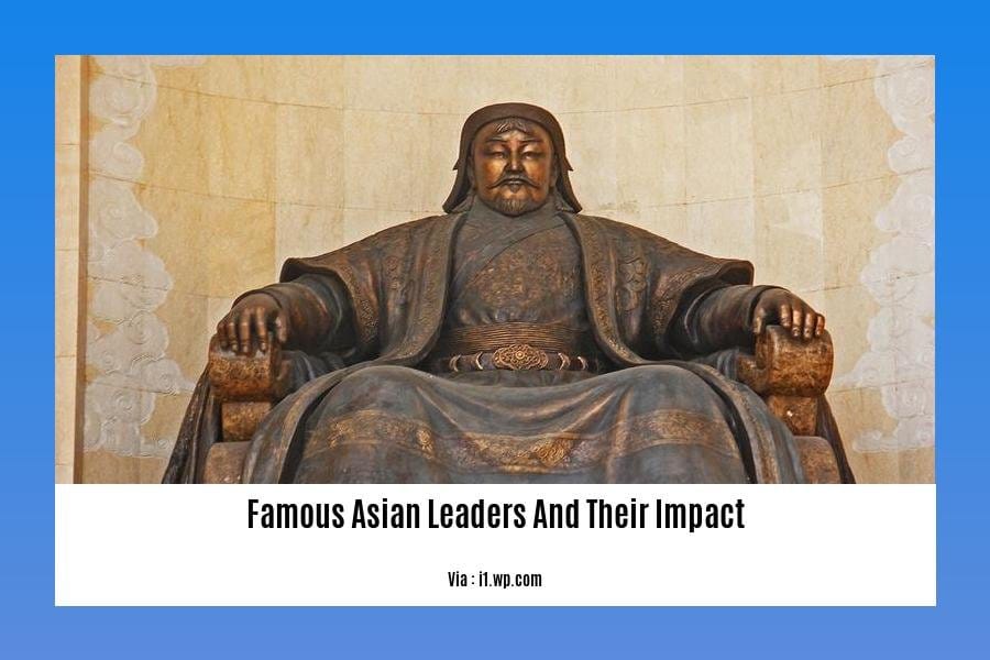 famous asian leaders and their impact