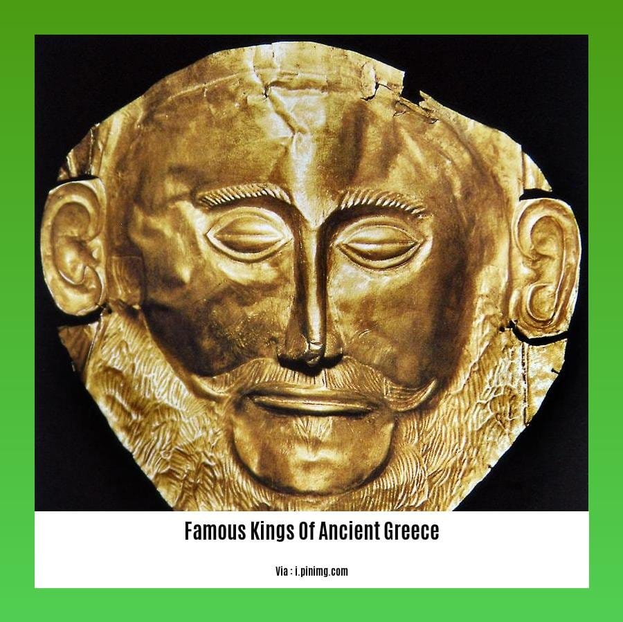 famous kings of ancient greece