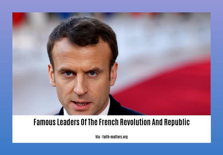 famous leaders of the french revolution and republic