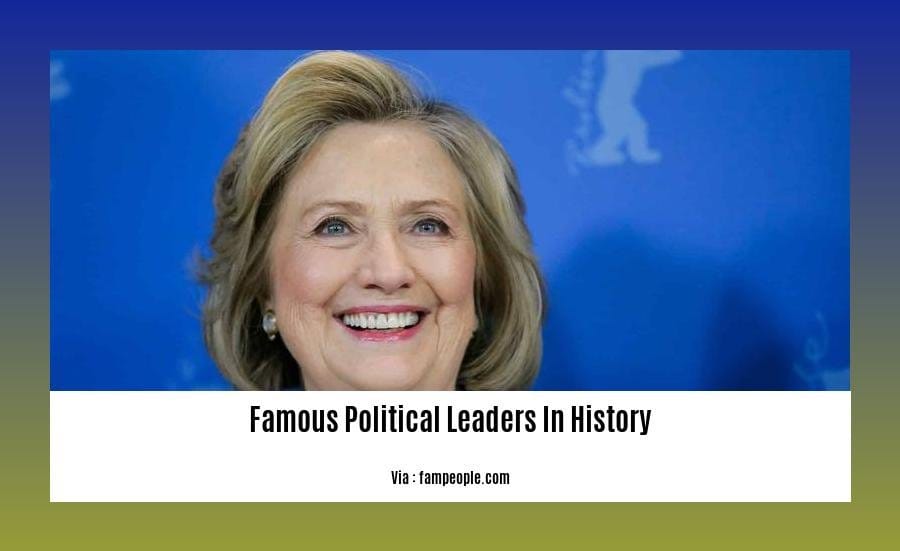 famous political leaders in history