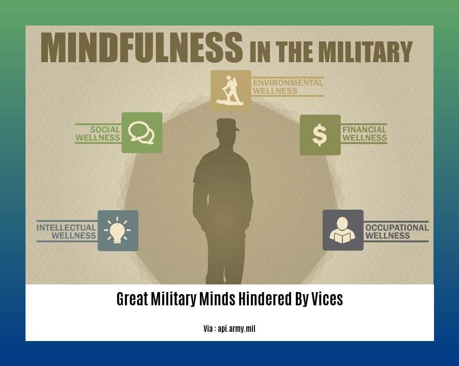 great military minds hindered by vices