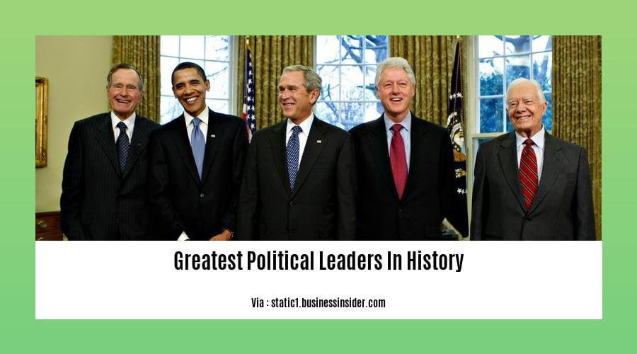 greatest political leaders in history