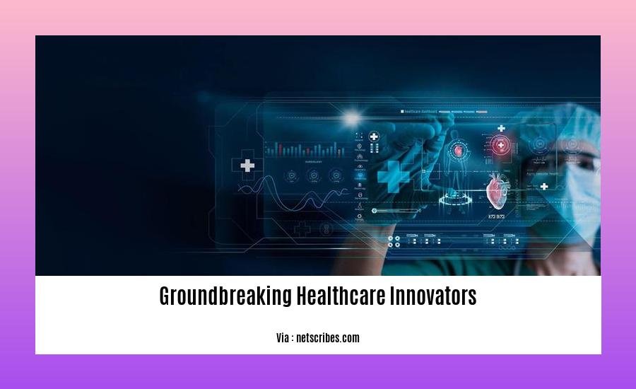 groundbreaking healthcare innovators