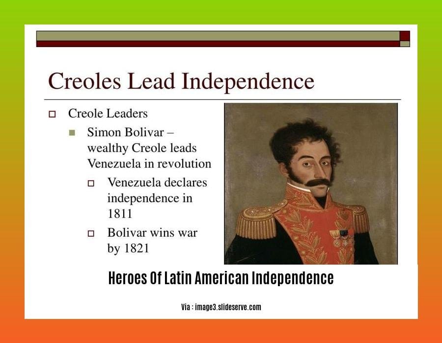 heroes of latin american independence