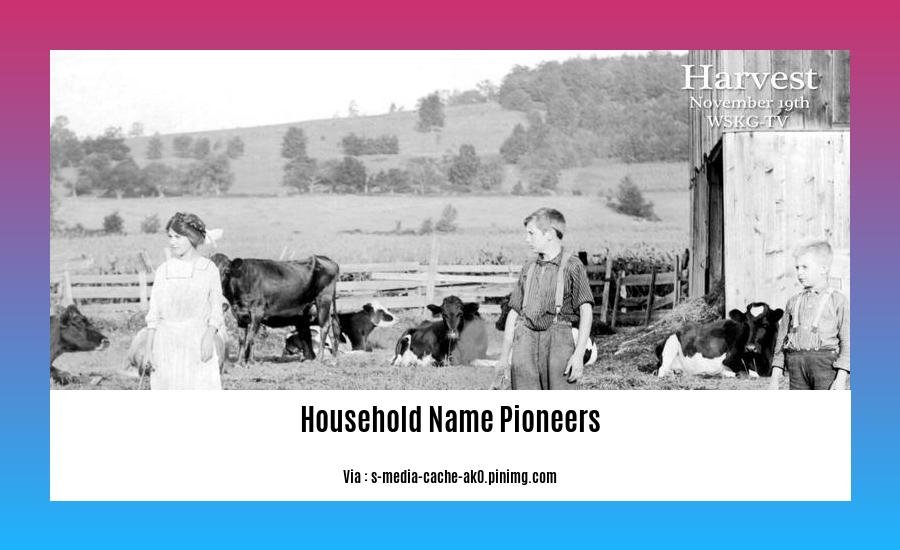 household name pioneers